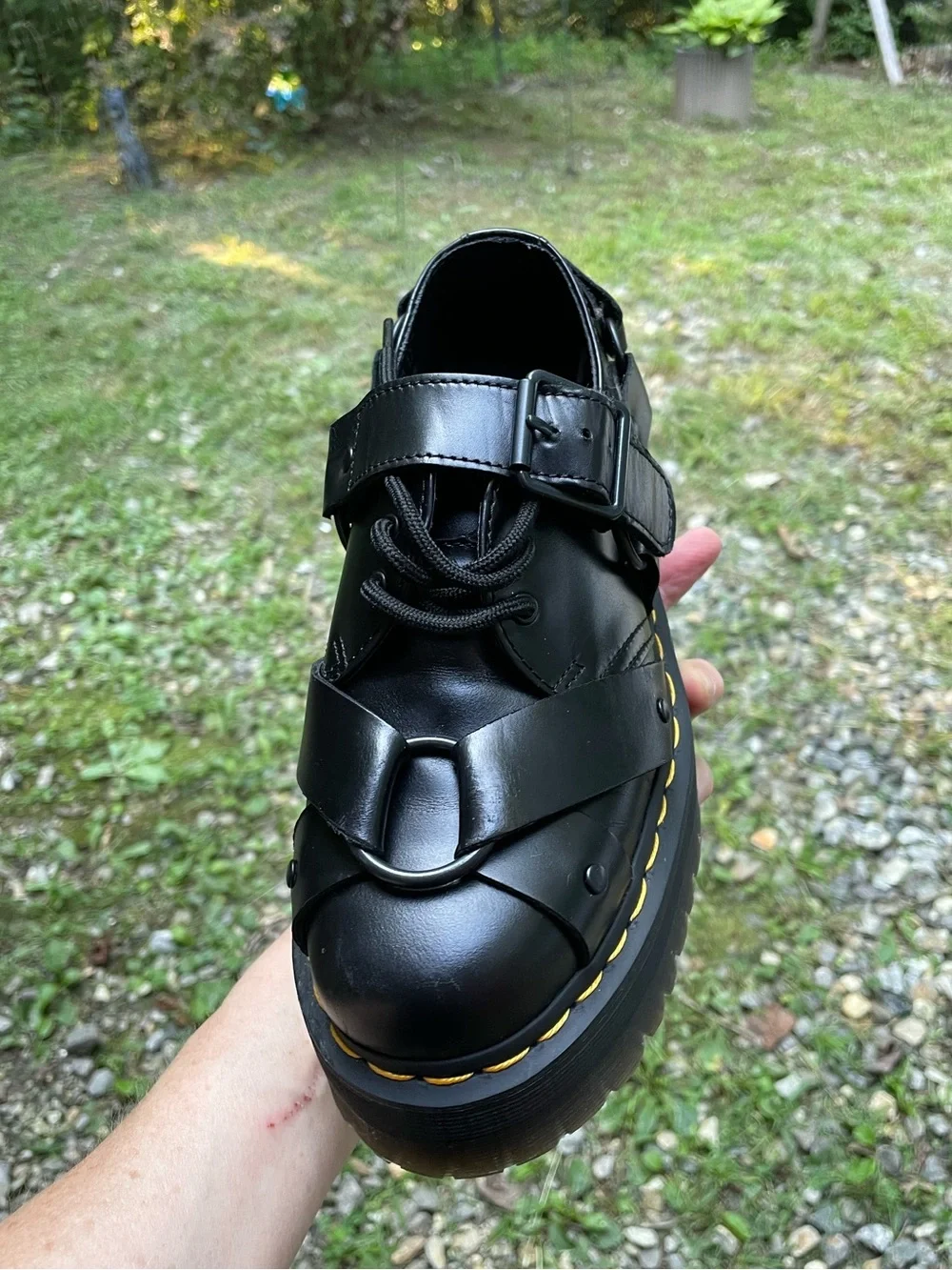 Dr Martens 1461 Quad Harness Oxford Shoes Size 6